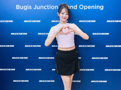 Minnie (I-DLE) tham dự sự kiện giới thiệu công nghệ Slip-ins của giày Skechers tại Singapore